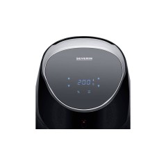 SEVERIN FR 2445 Airfryer 2kW - Sleek Silver Metal Design for Perfectly Crispy Meals!